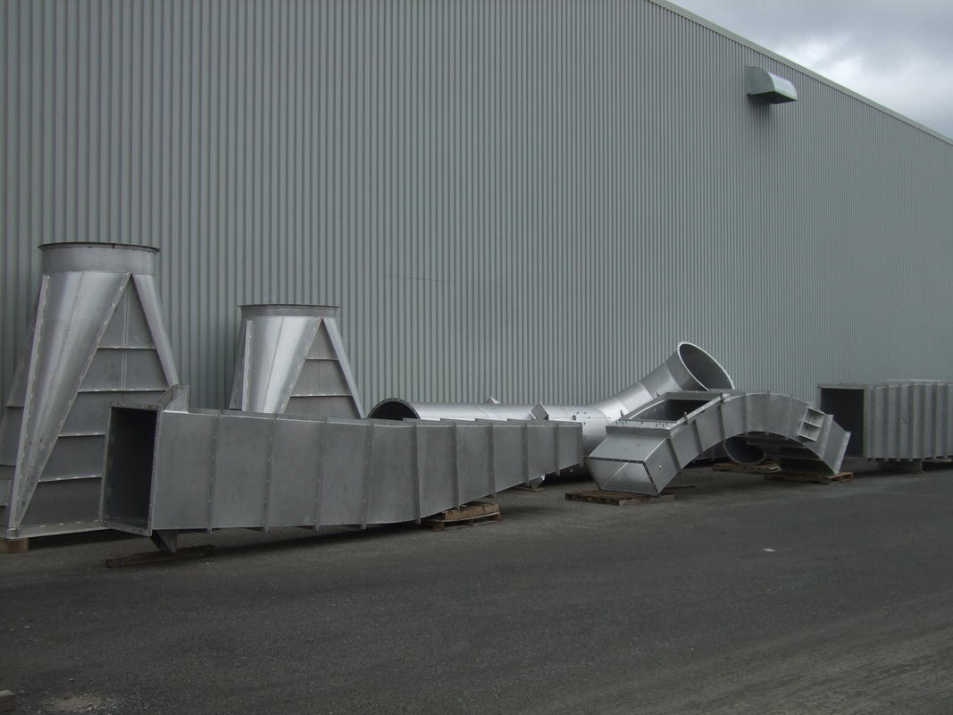 Air dryer stainless steel ducting
