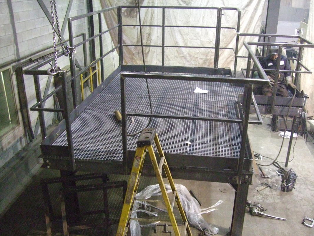 Platforms and handrails