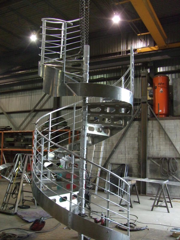 Ornamental spiral staircase